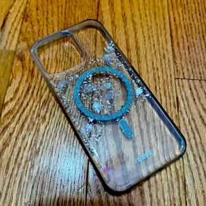 Clear Glitter iPhone 16 ProMax Case